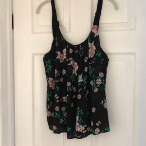 EUC Maurices floral tank top